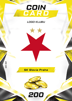 Logo Klubu Slavia Praha SportZoo Chance Liga TCG Duel 2026/27 Coin cards #CC-03