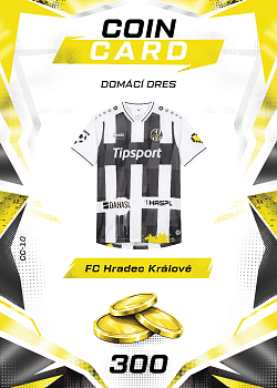 Domaci Dres Hradec Kralove SportZoo Chance Liga TCG Duel 2026/27 Coin cards #CC-10