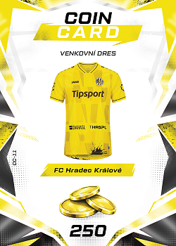 Venkovni Dres Hradec Kralove SportZoo Chance Liga TCG Duel 2026/27 Coin cards #CC-11