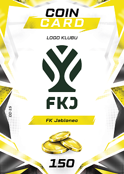 Logo Klubu Jablonec SportZoo Chance Liga TCG Duel 2026/27 Coin cards #CC-15