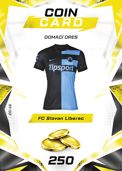 Domaci Dres Slovan Liberec SportZoo Chance Liga TCG Duel 2026/27 Coin cards #CC-16