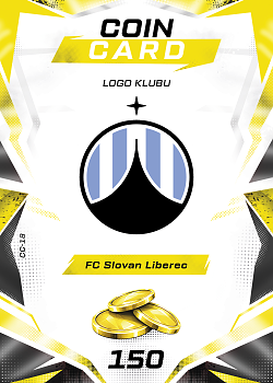 Logo Klubu Slovan Liberec SportZoo Chance Liga TCG Duel 2026/27 Coin cards #CC-18