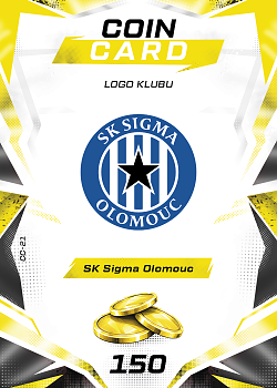 Logo Klubu Sigma Olomouc SportZoo Chance Liga TCG Duel 2026/27 Coin cards #CC-21