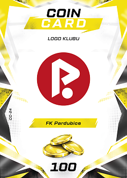Logo Klubu Pardubice SportZoo Chance Liga TCG Duel 2026/27 Coin cards #CC-24