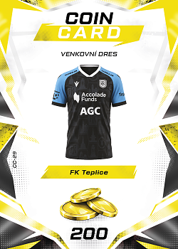 Venkovni Dres Teplice SportZoo Chance Liga TCG Duel 2026/27 Coin cards #CC-29