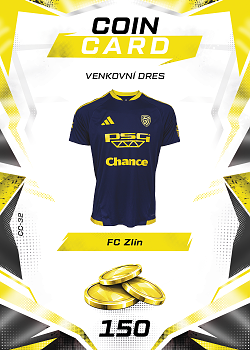 Venkovni Dres Zlin SportZoo Chance Liga TCG Duel 2026/27 Coin cards #CC-32