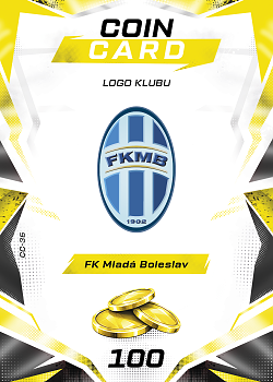 Logo Klubu Mlada Boleslav SportZoo Chance Liga TCG Duel 2026/27 Coin cards #CC-36