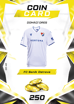 Domaci Dres Banik Ostrava SportZoo Chance Liga TCG Duel 2026/27 Coin cards #CC-40