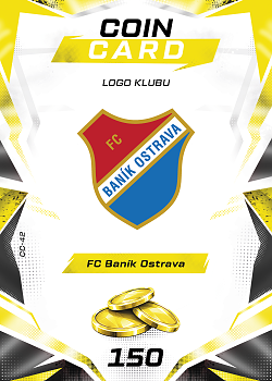 Logo Klubu Banik Ostrava SportZoo Chance Liga TCG Duel 2026/27 Coin cards #CC-42