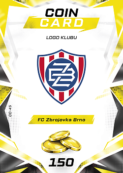 Logo Klubu Zbrojovka Brno SportZoo Chance Liga TCG Duel 2026/27 Coin cards #CC-45