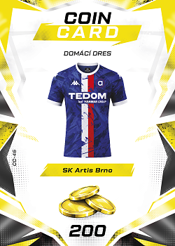 Domaci Dres Artis Brno SportZoo Chance Liga TCG Duel 2026/27 Coin cards #CC-46