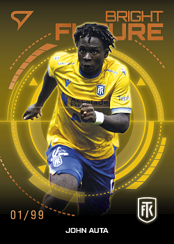 John Auta Teplice SportZoo Chance Liga 2026/27 1. serie Bright Future Copper /99 #BF-5