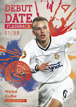 Michal Kadlec Slovacko SportZoo Chance Liga 2026/27 1. serie Debut Date Flashback Copper /99 #DF-7