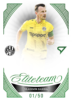Vladimir Darida Hradec Kralove SportZoo Chance Liga 2026/27 1. serie Elite Team Green /50 #ET-11