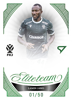 Lamin Jawo Jablonec SportZoo Chance Liga 2026/27 1. serie Elite Team Green /50 #ET-14