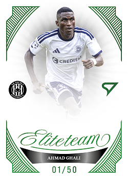Ahmad Ghali Sigma Olomouc SportZoo Chance Liga 2026/27 1. serie Elite Team Green /50 #ET-17