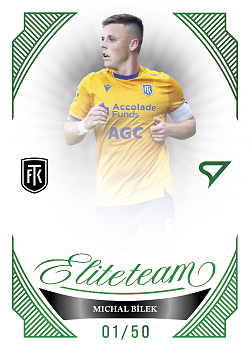 Michal Bilek Teplice SportZoo Chance Liga 2026/27 1. serie Elite Team Green /50 #ET-24