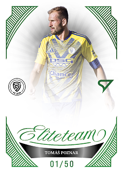 Tomas Poznar Zlin SportZoo Chance Liga 2026/27 1. serie Elite Team Green /50 #ET-26