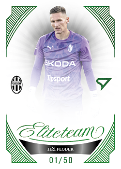 Jiri Floder Mlada Boleslav SportZoo Chance Liga 2026/27 1. serie Elite Team Green /50 #ET-27