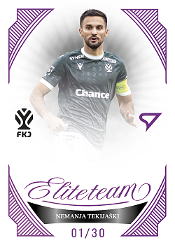 Nemanja Tekijaski Jablonec SportZoo Chance Liga 2026/27 1. serie Elite Team Purple /30 #ET-13