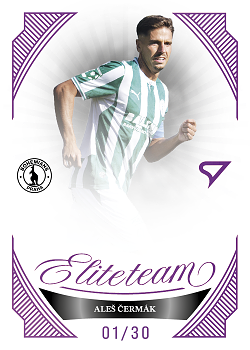 Ales Cermak Bohemians Praha SportZoo Chance Liga 2026/27 1. serie Elite Team Purple /30 #ET-21