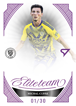 Michal Cupak Zlin SportZoo Chance Liga 2026/27 1. serie Elite Team Purple /30 #ET-25