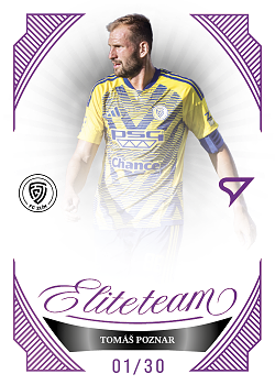 Tomas Poznar Zlin SportZoo Chance Liga 2026/27 1. serie Elite Team Purple /30 #ET-26