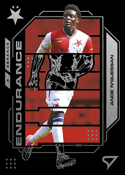 Ange N'Guessan Slavia Praha SportZoo Chance Liga 2026/27 1. serie Endurance Titan #TI-02