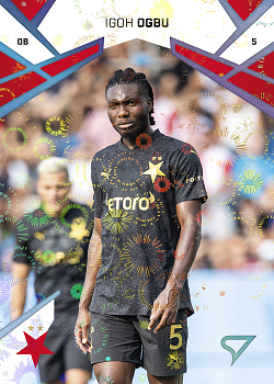 Igoh Ogbu Slavia Praha SportZoo Chance Liga 2024/25 1. serie Aurora Spark #15