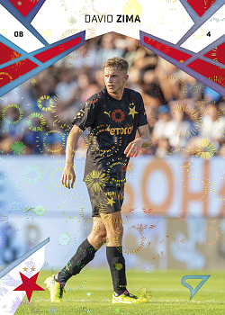 David Zima Slavia Praha SportZoo Chance Liga 2024/25 1. serie Aurora Spark #18
