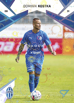 Dominik Kostka Mlada Boleslav SportZoo Chance Liga 2024/25 1. serie Aurora Spark #50