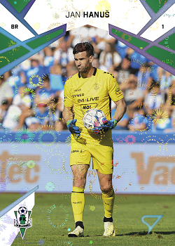 Jan Hanus Jablonec SportZoo Chance Liga 2024/25 1. serie Aurora Spark #121