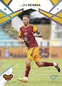 Jan Peterka Dukla Praha SportZoo Chance Liga 2024/25 1. serie Aurora Spark #189