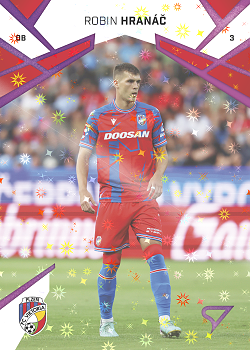 Robin Hranac Viktoria Plzen SportZoo Chance Liga 2024/25 1. serie Cosmic Pink #27