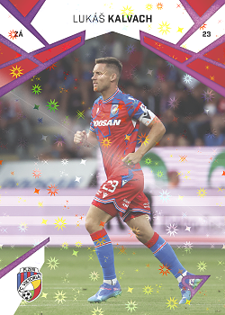 Lukas Kalvach Viktoria Plzen SportZoo Chance Liga 2024/25 1. serie Cosmic Pink #31