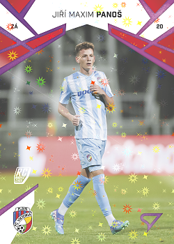 Jiri Panos Viktoria Plzen SportZoo Chance Liga 2024/25 1. serie Cosmic Pink #32