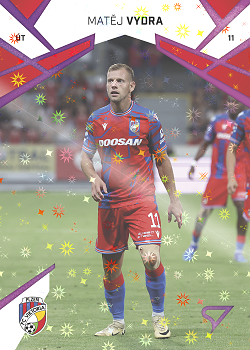 Matej Vydra Viktoria Plzen SportZoo Chance Liga 2024/25 1. serie Cosmic Pink #36