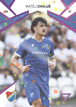 Matej Chalus Banik Ostrava SportZoo Chance Liga 2024/25 1. serie Cosmic Pink #38