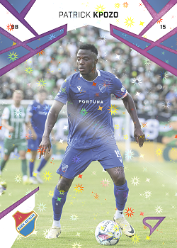 Patrick Kpozo Banik Ostrava SportZoo Chance Liga 2024/25 1. serie Cosmic Pink #39