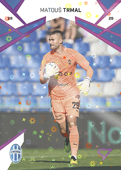 Matous Trmal Mlada Boleslav SportZoo Chance Liga 2024/25 1. serie Cosmic Pink #49