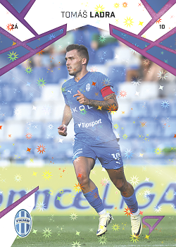 Tomas Ladra Mlada Boleslav SportZoo Chance Liga 2024/25 1. serie Cosmic Pink #54