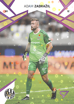 Adam Zadrazil Hradec Kralove SportZoo Chance Liga 2024/25 1. serie Cosmic Pink #73