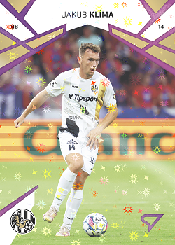 Jakub Klima Hradec Kralove SportZoo Chance Liga 2024/25 1. serie Cosmic Pink #76