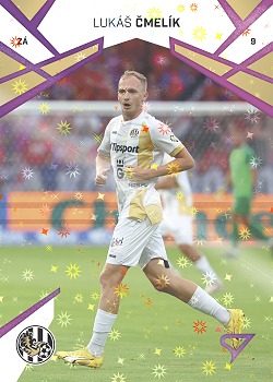 Lukas Cmelik Hradec Kralove SportZoo Chance Liga 2024/25 1. serie Cosmic Pink #78