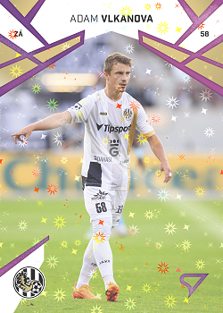 Adam Vlkanova Hradec Kralove SportZoo Chance Liga 2024/25 1. serie Cosmic Pink #82