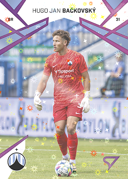 Hugo Jan Backovsky Liberec SportZoo Chance Liga 2024/25 1. serie Cosmic Pink #97