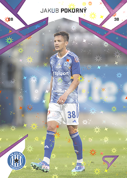 Jakub Pokorny Sigma Olomouc SportZoo Chance Liga 2024/25 1. serie Cosmic Pink #111