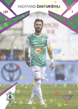 Vachtang Canturisvili Jablonec SportZoo Chance Liga 2024/25 1. serie Cosmic Pink #127