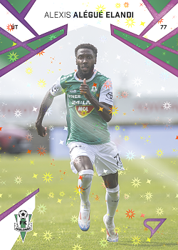 Alexis Alegue Elandi Jablonec SportZoo Chance Liga 2024/25 1. serie Cosmic Pink #130