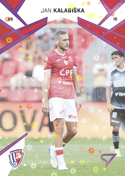 Jan Kalabiska Pardubice SportZoo Chance Liga 2024/25 1. serie Cosmic Pink #135